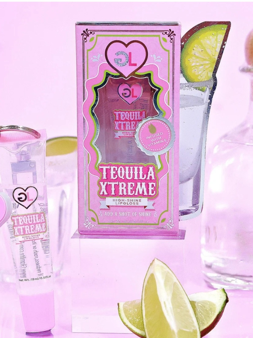 Tequila Xtreme High-Shine Lip
Gloss ~ New ~ Clear Ultra Glossy